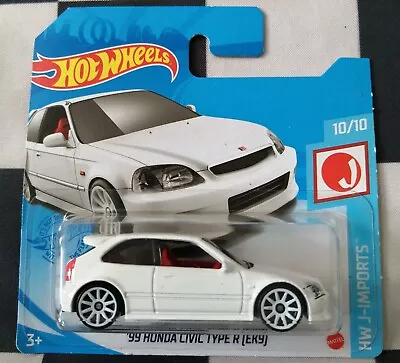 Buy Hot Wheels New 2021 Models 99 Honda Civic Type R Ek9 HW J-Imports 214/250 #10/10 • 11.95£