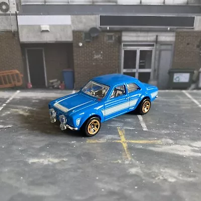 Buy Hot Wheels ‘70 Ford Escort RS1600, Blue Loose Diecast • 8.50£