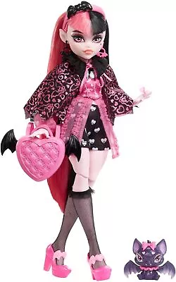 Buy Monster High Draculaura Doll, Fashion Vampire Doll With Pink And Black Hair,...  • 44.76£