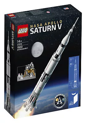 Buy LEGO Ideas 21309 NASA Apollo Saturn V Rocket Like New Unopened 500043 • 151.93£