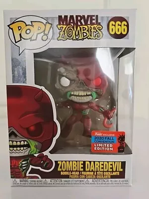 Buy Funko Pop! Marvel Zombie Daredevil NYCC 2020 Exclusive & Protector • 15£