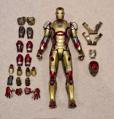 Buy 🔥Hot Toys Mark 42 MMS197D02 1/6 Iron Man 3 MK XLII Diecast 02 Chrome Bd Mk42 • 345£