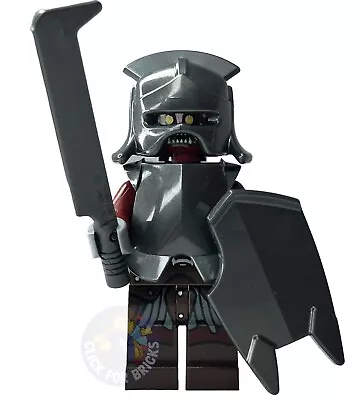 Buy LEGO Lord Of The Rings Uruk-hai Helmet Armor Shield Minifigure Lor008 9474 9471 • 17.99£