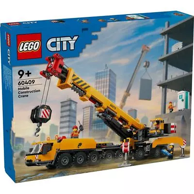 Buy LEGO City Yellow Mobile Construction Crane Toy Set 60409 • 94.95£