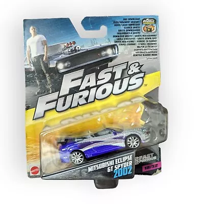 Buy Mattel Fast And Furious Mitsubishi Eclipse GT Spyder 2002 18/32  • 33.99£