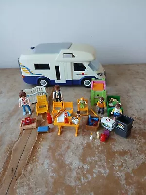 Buy PLAYMOBIL 4859 - CAMPER VAN MOTORHOME With Figures  Bundle  • 9.99£