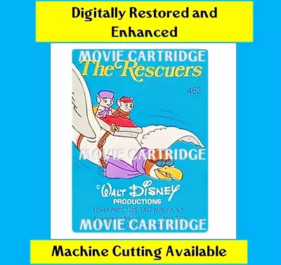 Buy Fisher Price Movie Viewer Cartridge Disney LITHO THE RESCUERS 462 Decal Sticker • 4.66£