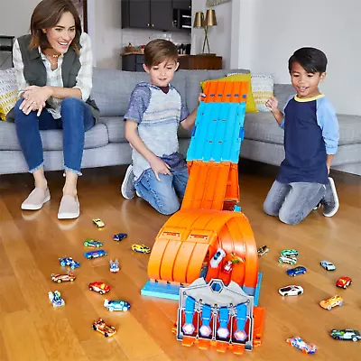 Buy Hot Wheels Track Builder System Cars Crate Raceway Stunt Loops Playset Toy • 79.99£