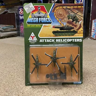 Buy Kenner Mega Force Attack Helicopters Playset Vintage New Sealed MOC Retro Army • 39.99£