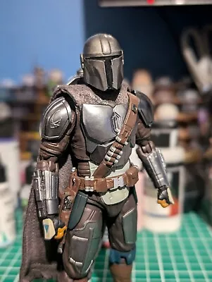 Buy Sh Figuarts The Mandalorian Bandai Star Wars Action Figure CUSTOM  • 85£