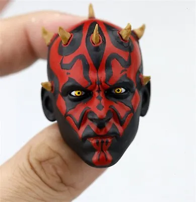 Buy 1:6 Star Wars Darth Maul Head Carved Model Fit 12'' Hot Toys Action Figure New • 27.59£