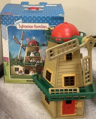 Buy Sylvanian Families | Old Mill Windmill House With Box | Vintage • 16£