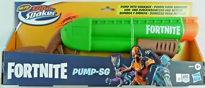 Buy Nerf Super Soaker Fortnite Pump-SG Outdoor Water Gun Blaster (141,142) • 18.99£