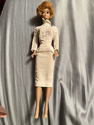 Buy Barbie Midge Doll 1962 Nurse Dress Small Crack On Neck Great Hair • 30.75£
