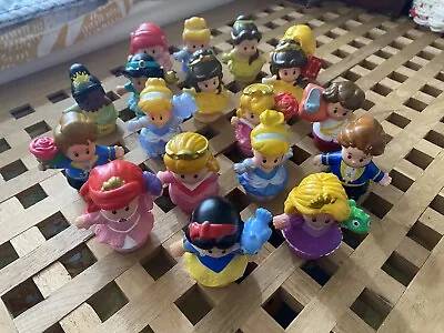 Buy Fisher Price Little People Disney Figures Princesses & Princes Bundle RARE X18 • 25£