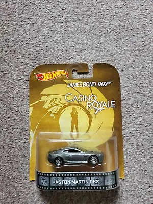 Buy Hot Wheels Retro Entertainment James Bond 007 Casino Royale Aston Martin DBS • 25£