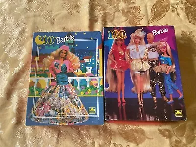 Buy Vintage Pair Of 90s Golden Barbie & Ken Blue 100 Piece Jigsaw Puzzle Complete • 9.31£