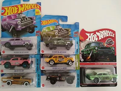 Buy Hot Wheels RLC 55 Chevy Bel Air Gasser Plus 6 Main Lines • 59.99£