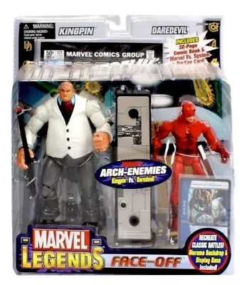 Buy Marvel Legends Daredevil Masked Vs Kingpin Face Off Pack Figures Toy Biz 2006 • 227.58£