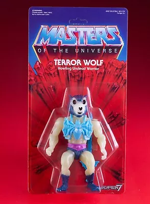 Buy Masters Of The Universe MOTU Super7 Three Terrors Terror Wolf Glows Dark MOSC • 210.30£