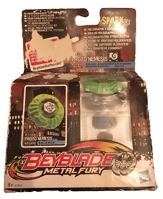 Buy Beyblade Metal Fury Spark FX Proto Nemesis B-156A AD145D Hasbro 2012 Sealed • 29.99£