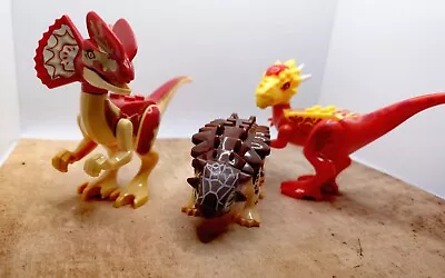 Buy Dinosaur Minifigures Lego Fit X 3 • 11.49£