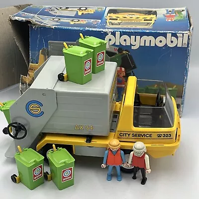 Buy Vintage Playmobil 3780 Refuse Dustbin Truck Lorry • 13.99£