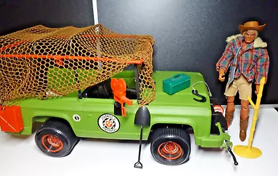 Buy BIG JIM JUNGLE PATROL JEEP + BIG JEFF SAFARI ACTION FIGURE MATTEL VINTAGE 70s • 13.07£