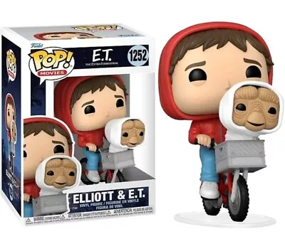 Buy Elliott & E.T. The Extra-Terrestrial In Bike Pop! Funko Movies Vinyl Figure 1252 • 13.26£