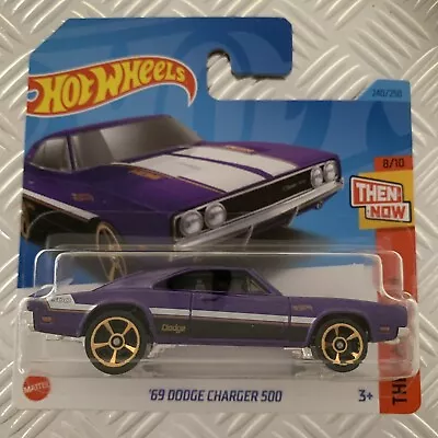 Buy Hot Wheels ‘69 Dodge Charger 500 (Purple) 1:64 Mattel Diecast • 4£
