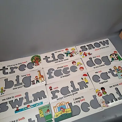 Buy Vintage Fisher Price 1986 Stencils For School Desk Novelty Learning Words • 4.99£