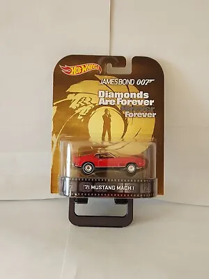 Buy Hot Wheels Retro Entertainment 007 Diamonds Are Forever 71 Mustang Mach 1 N3 • 16£