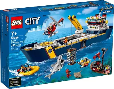 Buy LEGO 60266 City Oceans Ocean Exploration Ship Brand New Sealed 2020 • 210£