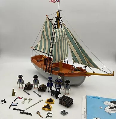 Buy Playmobil 3740 Victorian Schooner Ship, Crew - British Navy, Instructions. • 110£
