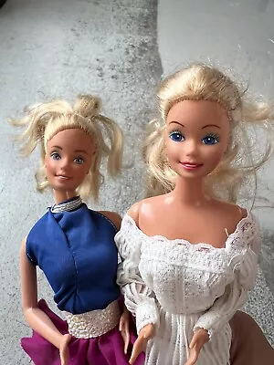 Buy Vintage 2x 1966 Barbie Dolls • 35.41£