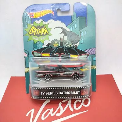 Buy 2016 Hot Wheels Retro Entertainment Dc Batman Classic TV Series Batmobile DJF46 • 14.84£