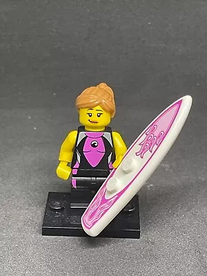 Buy Lego Minifigures Series 4 - Surfer Girl - W/stand & Accessory (2) • 3£