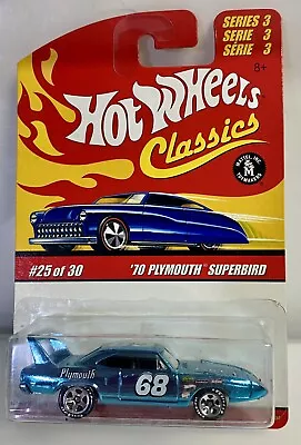 Buy 2006 1/64 HOT WHEELS Classics Series3 ‘70 Plymouth Superbird Mint On Card • 9.99£