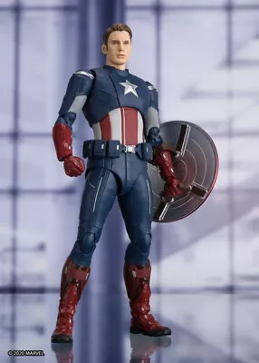 Buy Avengers Endgame S.H. Action Figure Figuarts Captain America Vs Cap Edition 595232 • 92.65£