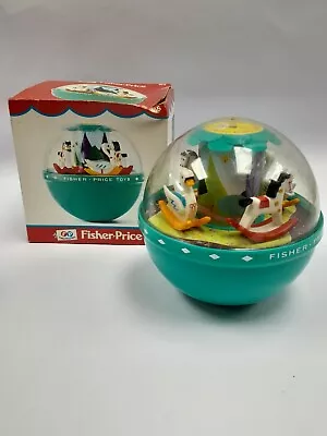 Buy Vintage Fisher Price Chime Ball Roly Poly Boxed 1972 Pre School Toy C20 Y411 • 6.95£