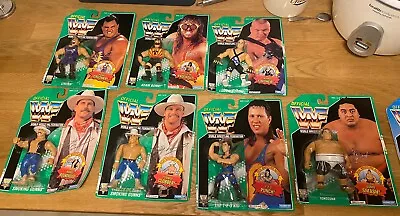Buy WWF Hasbro Green Series 11 MOC Wrestling Figures Bundle (WWE) • 20,000£
