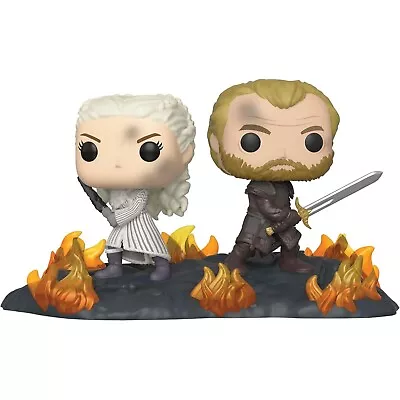 Buy Game Of Thrones Daenerys & Jorah Funko Pop! Movie Moments Vinyl DAMAGED BOX • 15.99£