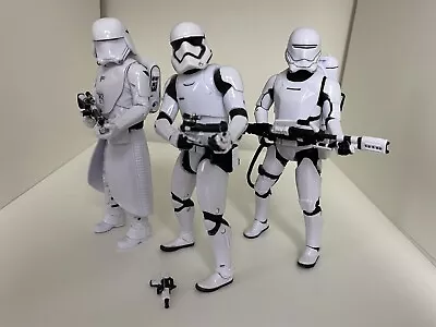 Buy StarWars Black Series First Order Stormtrooper 6 Inch 3 X Figure BUNDLE • 19.99£