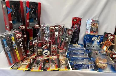 Buy Star Wars Vintage 1990’s Massive Sealed Toy Bundle Ep1 - Action Fleet - Hasbro • 31£