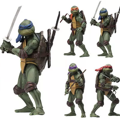 Buy Neca Mutant Ninja Turtles Action Figures Doll Models Toys Collectible Gifts ` • 22.70£