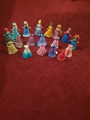 Buy 9 Disney Princess Magic Clip Dolls Bundle  With 9 Spare Dresses  • 10£