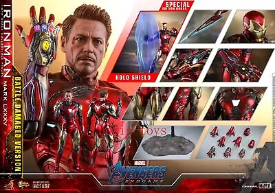 Buy New Hot Toys MMS543D33 1/6 Avengers Iron Man Mark 85 Battle Damaged Special Ver • 399.19£