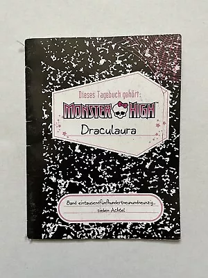 Buy Monster High Draculaura Diary Diaries • 16.19£