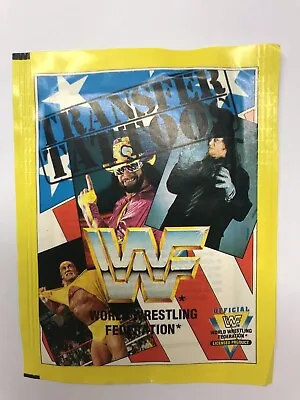 Buy RARE WWF Wrestling Transfer Tattoos Hasbro Figure Era 92 Undertaker Hogan WWE A2 • 6.99£