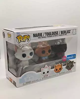 Buy Funko Pop Disney | Aristocats | Marie, Toulouse, Berlioz  | 3 Pack Flocked • 35£